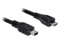 Miniatyrbild 1 av 3: DeLOCK 1m USB2.0 microB/miniB