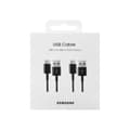 Miniatyrbild 2 av 4: Samsung - USB-A till USB-C kabel, 1.5m, 2-pack