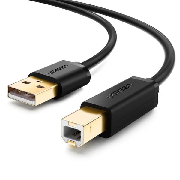 Ugreen 10350 USB-kaapeli 1,5 m USB 2.0 USB A USB B Musta (10350)
