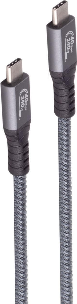 SHVP BS13-68035 - USB 4.0-kabel C-hane> C-hane 40 Gbit/s 240W 2 (BS13-68035)