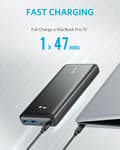 Pikkukuva 2 / 7: Anker PowerCore III Elite 25600 mAh Power Bank - musta 100W