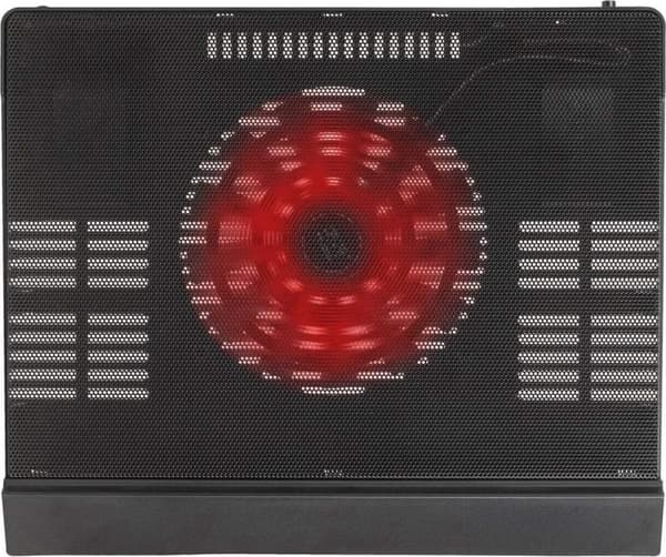 Rivacase 5556 notebook kølepude 43,9 cm (17,3'') Sort