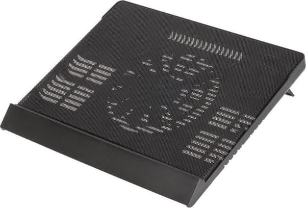 Rivacase 5556 notebook kølepude 43,9 cm (17,3'') Sort