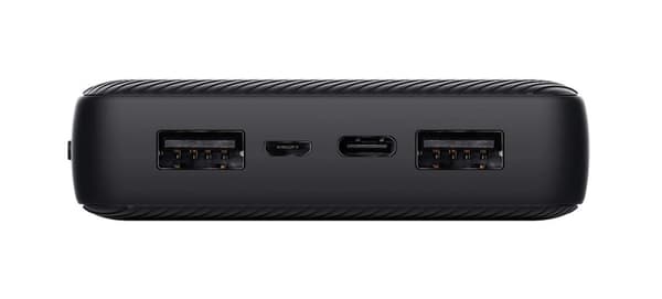 Trust Primo Eco - Virtapankki - 20 000 mAh - USB-A/USB-C - Musta