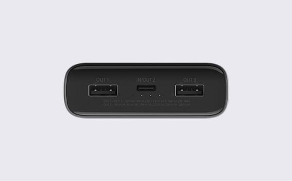 Xiaomi - Mi 20000mAh Power Bank 3 Snabbladdning 4.0 - 50W - Dubbel USB-A och USB-C - Svart