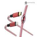 Miniatyrbillede 1 af 3: Hama Reflekterende - 1,5 m - Lightning - USB C - han - han - rød (00201562)