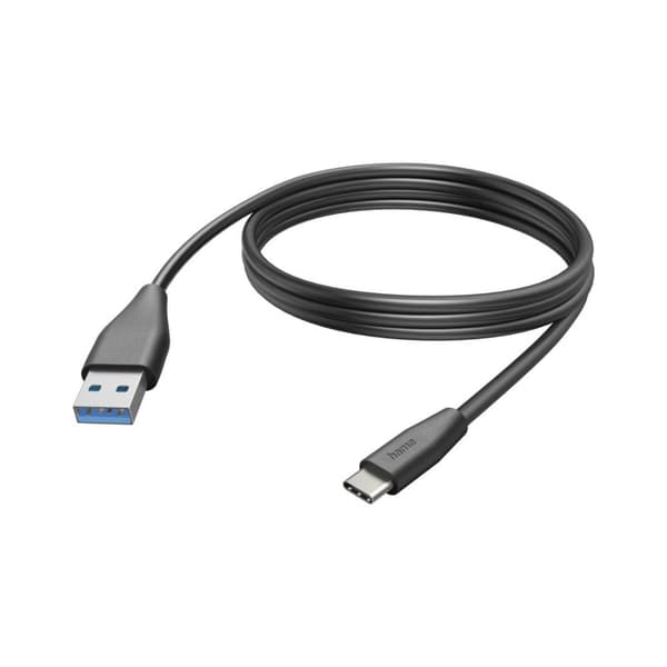 Hama 00201597 USB-kabel 3 m USB 2.0 USB C USB A svart (00201597)