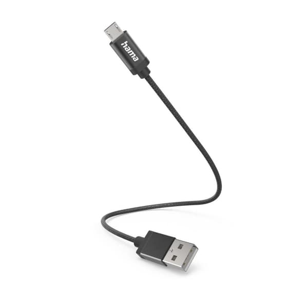 Hama 00201583 USB-kabel 0,2 m USB 2.0 USB A Micro-USB A Svart (00201583)
