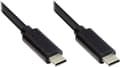 Miniatyrbillede 1 af 5: USB-C til USB-C kabel - USB2.0 - op til 20V/3A / sort - 2 meter