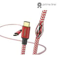 Miniatyrbild 1 av 4: Hama reflekterande USB-kabel 1,5 m USB 2.0 USB C Röd