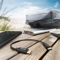 Miniatyrbillede 2 af 2: Hama 00201604 USB kabel 0,2 m USB 2.0 USB C Sort