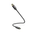 Miniatyrbillede 1 af 2: Hama 00201604 USB kabel 0,2 m USB 2.0 USB C Sort