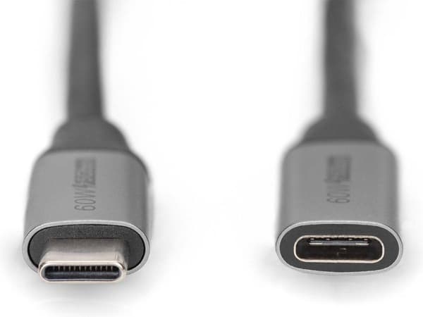 Digitus DB-300230-010-S USB-kaapeli 1 m USB 3.2 Gen 1 (3.1 Gen 1) USB-C Musta
