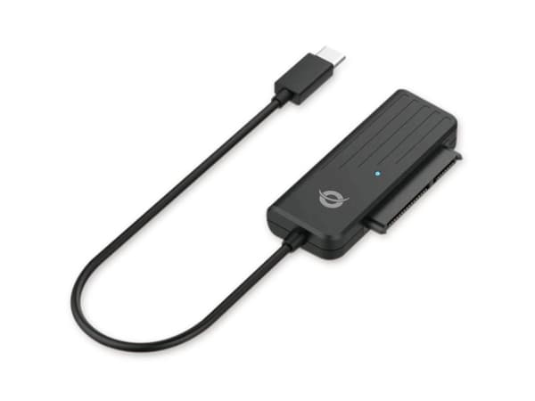 Conceptronic ABBY - Lagercontroller - 2,5" (6,4 cm) - SATA 6 Gb/s - 600 MBps - USB 3.2 (Gen 1x1) Sort