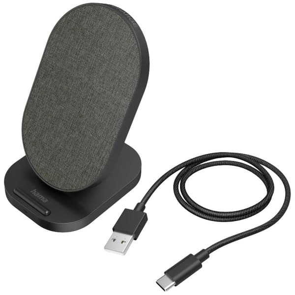 Hama induktionsladdare 2000 mA QI-FC10S-Fab 00201685 Utgångar Qi-Standard Svart Svart