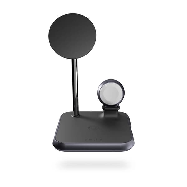 Trådløs Lader 4-i-1 Magnetisk + Ur