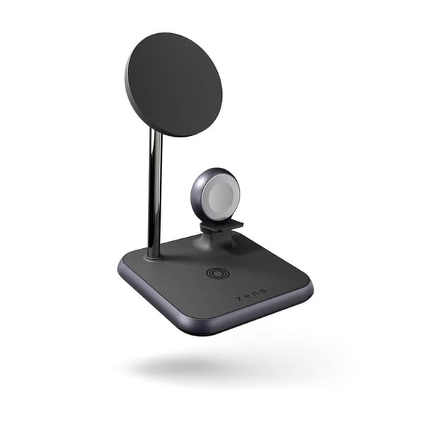 Trådløs Lader 4-i-1 Magnetisk + Ur Hvit