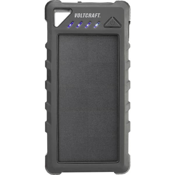 VOLTCRAFT VC-SL16000 VC-11946675 Solcells-powerbank Laddström solcell 280 mA Batterikapacitet 16000 mAh