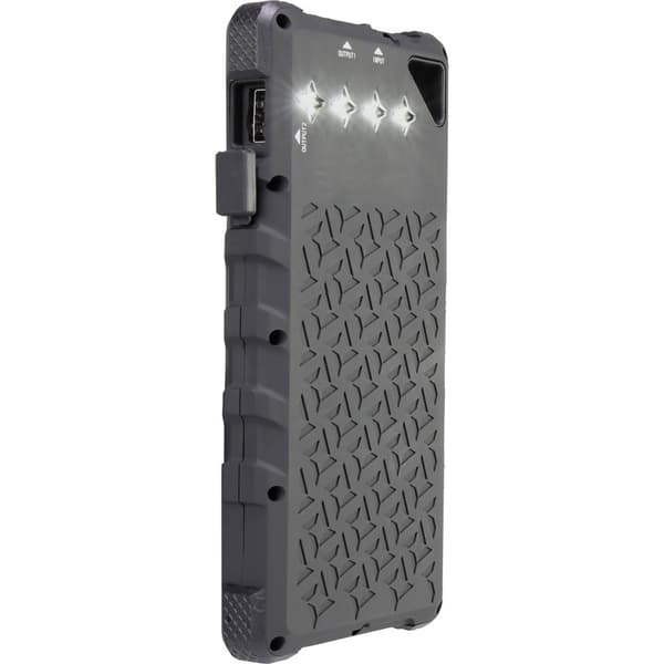 VOLTCRAFT VC-SL16000 VC-11946675 Solcells-powerbank Laddström solcell 280 mA Batterikapacitet 16000 mAh