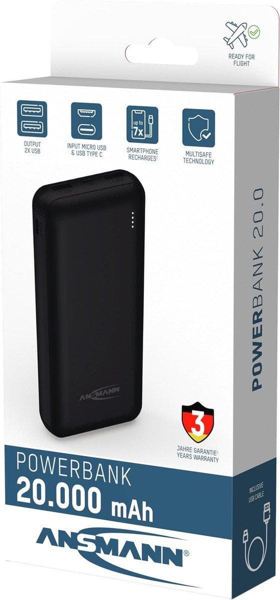 Ansmann Power Bank 20000 mAh PB212