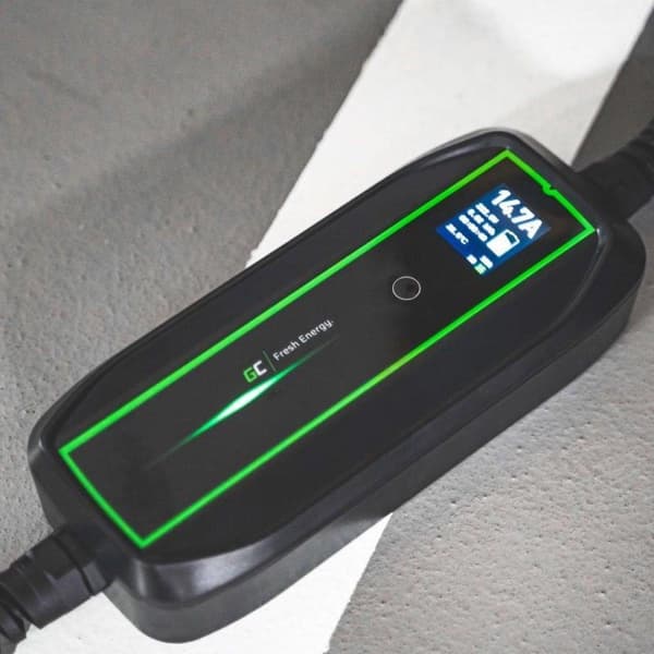 Green Cell EV16 laddstation för elfordon Svart 1 Inbyggd LCD-display