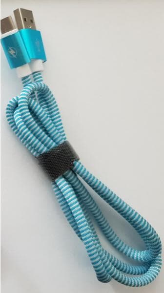 Gembird CC-USB2B-AMMBM-1M-PW USB-kabel USB 2.0 Micro-USB B USB A Lila - Vit (CC-USB2B-AMmBM-1M-PW)