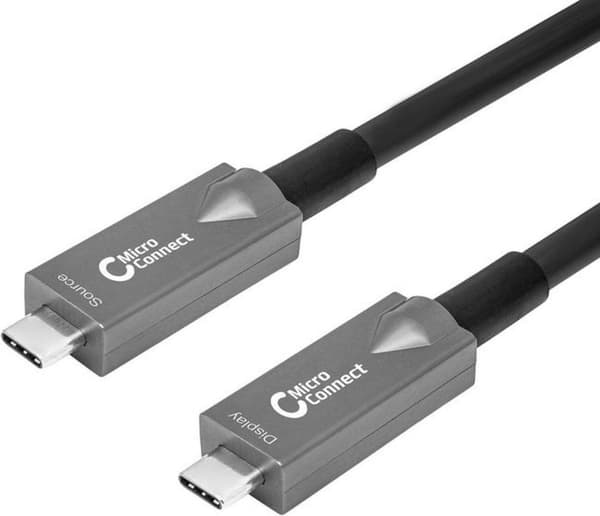 Microconnect USB3.2CC10OP. Kabellängd: 10 m, Kontakt 1: USB-C, Kontakt 2: USB-C, USB-version: USB 3.2 Gen 2 (3.1 Gen 2), Maximal dataöverföringshastig