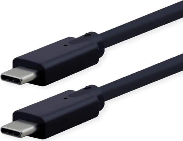 ROLINE USB3.2 Gen2x2-kabel, CC, ST/ST, 240W, svart, 1 m (11.02.9076)