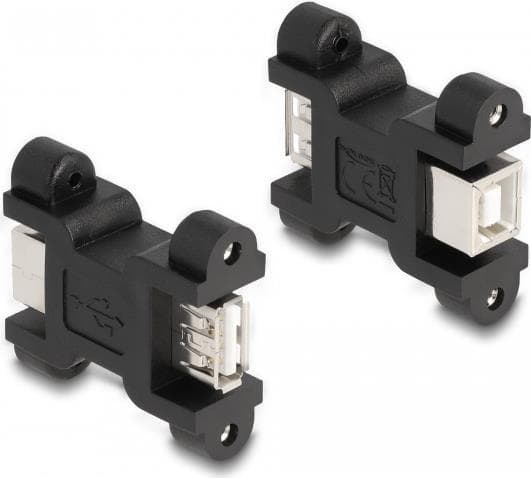 DeLOCK USB 2.0 adapter Type-A-stik til Type-B-stik med skrueforbindelse (66076)