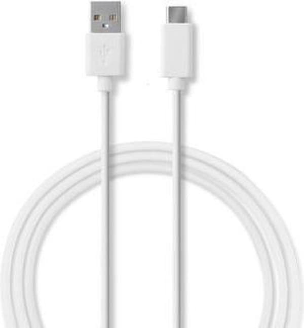 Nedis CCGW61650WT10 USB-kaapeli 1 m USB 3.2 Gen 2 (3.1 Gen 2) USB A USB C Valkoinen (CCGW61650WT10)