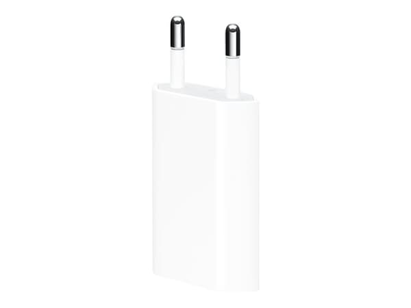 Apple Strömadapter 5W Europlug Original – Vit Vit