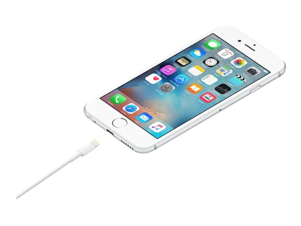 Apple USB-A till Lightning-kabel 1m Original – Vit