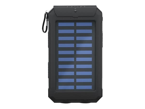 Goobay powerbank på 8000 mAh med solpanel
