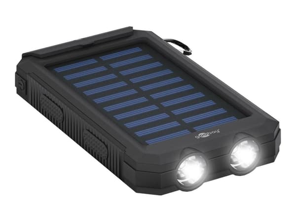 Goobay powerbank på 8000 mAh med solpanel