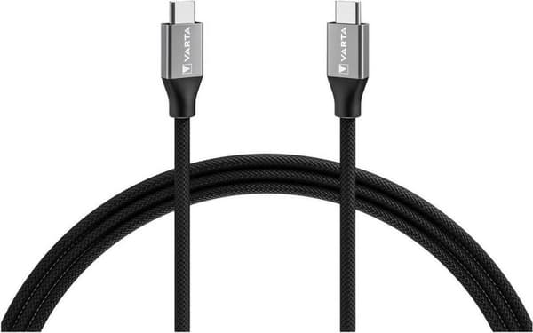 Varta Speed Charge & Sync kabel USB-C til USB-C sort 2m 100W (57936 101 111)