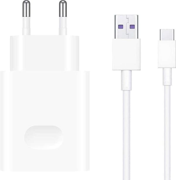 Huawei Honor - CP405B SuperCharger (HW-110600E00) + USB - C-kabel - 66W - Hvid - Opladeradapter Datakabel Ladekabel (55033705)