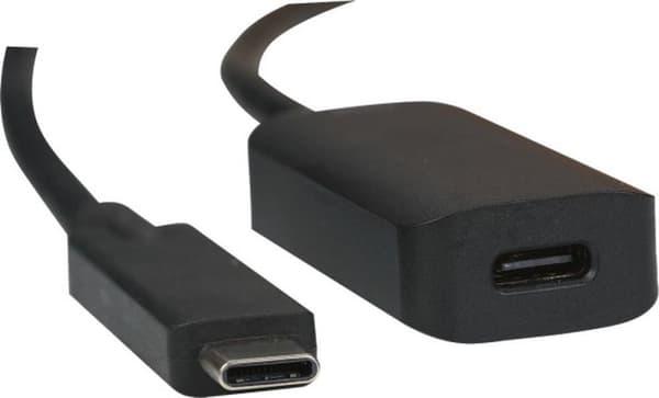 USB 3.2 5Gbit aktiv förlängningskabel, Type-C hane - Type-C hona, 5m (EBUSBC-USBC-REP.5)