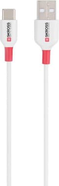 Miniatyrbillede 1 af 4: SKROSS USB-kabel USB-C-kabel 2.0, 1,2 m hvid (SKCA0002A-C120CN)