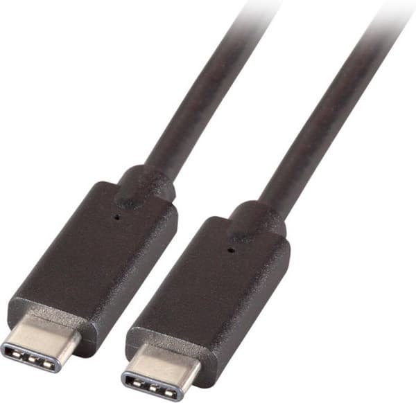USB3.2 Gen 1 Superspeed-kabel, typ C/M -C/M, 3A, 5Gbit, 0,5m USB 3.2 SuperSpeed-anslutningskabel typ C-kontakt till typ C-kontakt - maximalt möjlig da