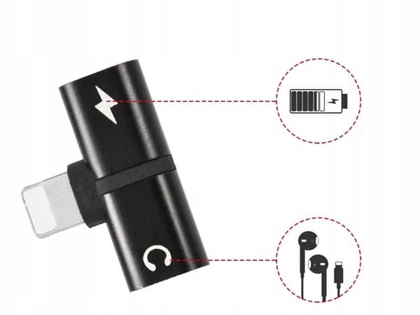 iPhone 1x Lightning til 2x Lightning adapter