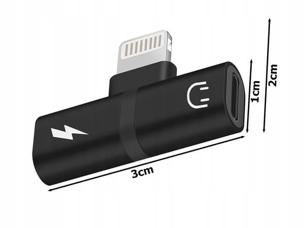 iPhone 1x Lightning til 2x Lightning adapter