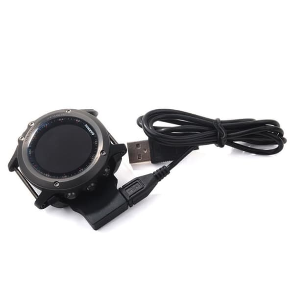 INF Laturi Garmin Fenix 3 / Fenix 3 HR kelloon Musta