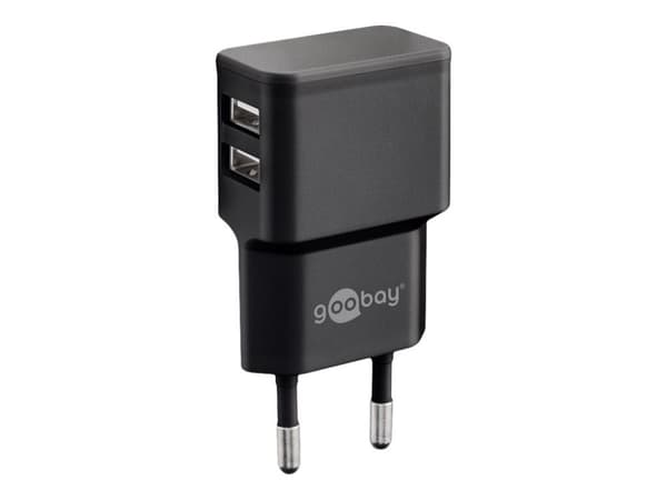 Goobay Strömadapter 12W Europlug – Svart
