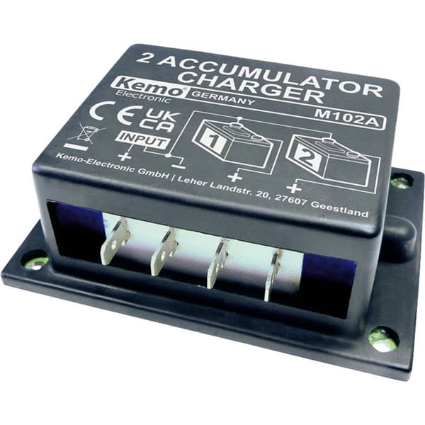 Kemo Zweit-Akkulader M102A M102A Laddningsregulator