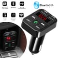 Miniatyrbild 2 av 9: billaddare med LCD-skärm och dual USB 2.1A, trådlös bluetooth handsfree bil MP3-spelare, FM-sändare