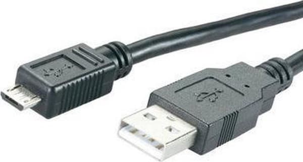 MediaRange - USB-kabel - micro USB typ B (M) till USB (M) - USB 2.0 - 1.2 m - svart