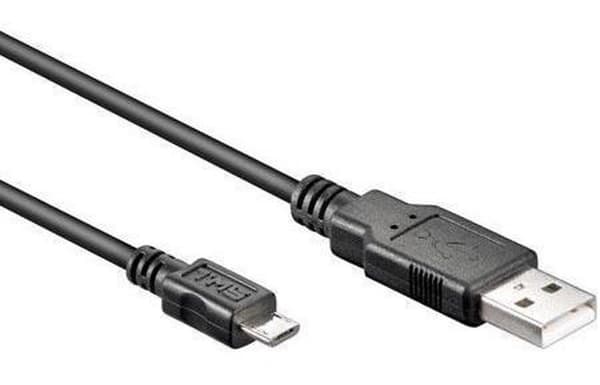 MediaRange - USB-kabel - micro USB typ B (M) till USB (M) - USB 2.0 - 1.2 m - svart