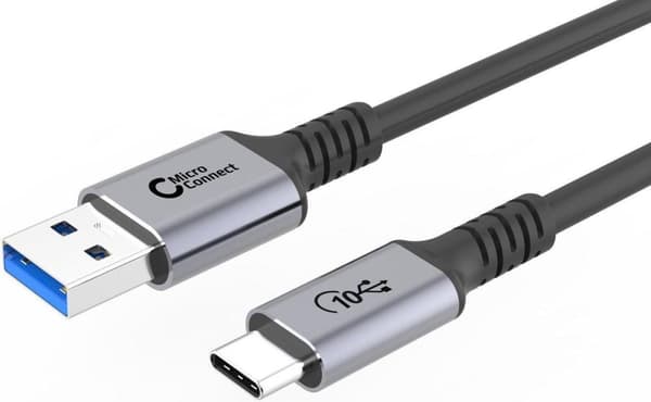 Microconnect USB3.2AC05 USB-kabel 0,5 m USB 3.2 Gen 2 (3.1 Gen 2) USB C USB A Svart