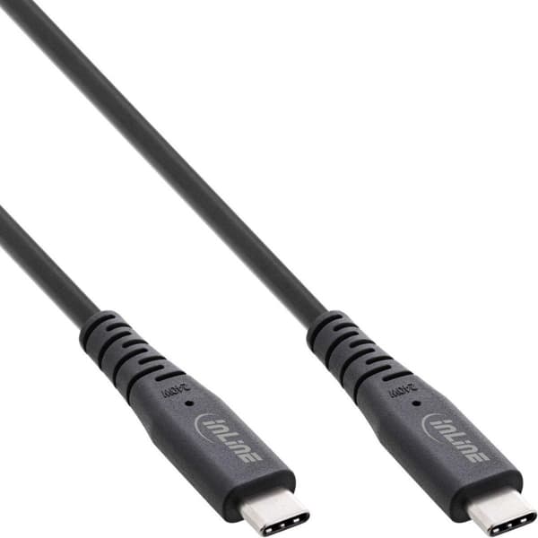 InLine 35904I 1,5 m USB-C USB-C USB4 Gen 3x2 40000Mbps Svart