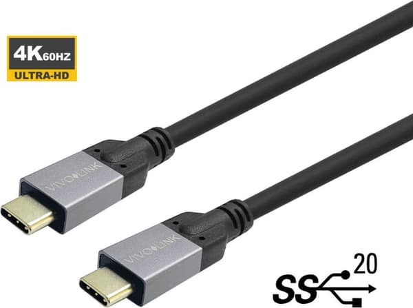 Vivolink PROUSBCMM5 USB-kabel 5 m USB 3.2 Gen 1 (3.1 Gen 1) USB C Svart